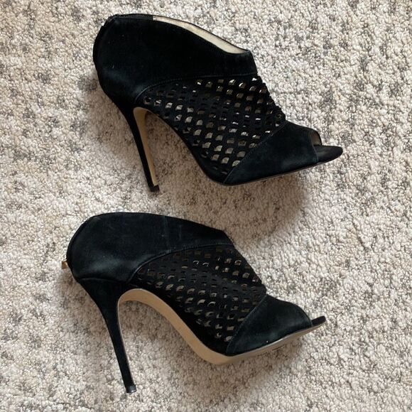 🧡 Karen Millen Open Toe Booties Size 38 - Picture 4 of 7